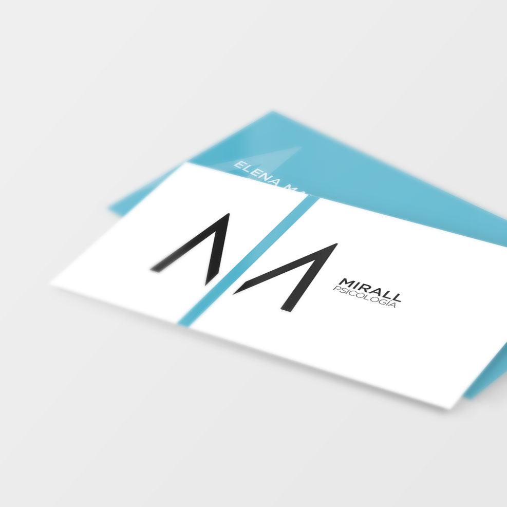 Diseño papelería e identidad corporativa Mirall